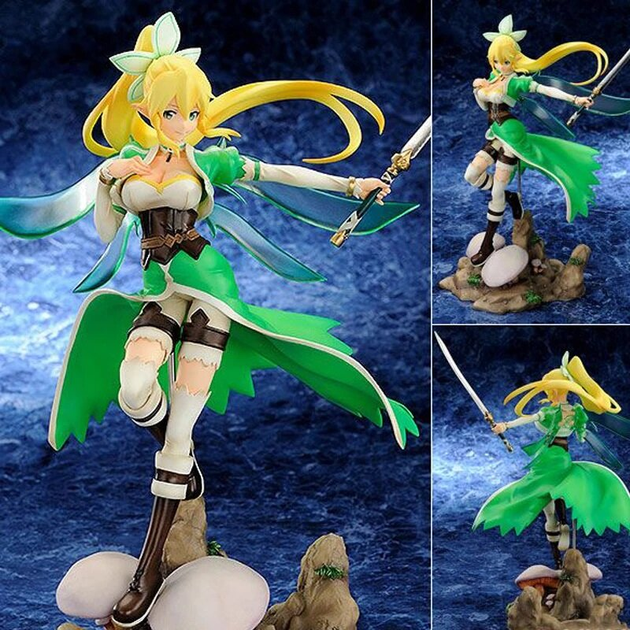 Figur Anime Leafa Elegan untuk Dipajang
